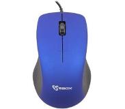 SBOX muis M-958 - blauw