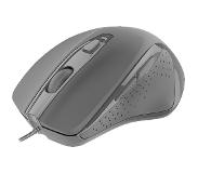 Deltaco OFFICE with cord, ergonomic, quiet, black