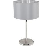 Eglo Maserlo Tafellamp - E27 - 42 cm - Grijs/Zilver