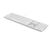 Matias Aluminum Erweiterte USB Toetsenbord RGB dt. für Mac OS zilver