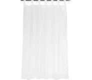Relaxdays vitrage kant en klaar - lichtdoorlatend - 2 stuks - glasgordijn - inbetweens wit - 140x175cm