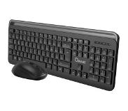 Qware Draadloos Toetsenbord + Muis Rotherham Azerty (qw Pcb-378bl)