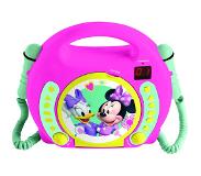 Lexibook Disney Minnie CD player with microphones