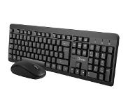 Qware Draadloos Toetsenbord + Muis Nottingham Azerty (pcb-238bl)