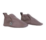 Lodger Slofjes Maat 19 Bruin Stepper Leer Suede Buitenzool Eerste Loopschoentjes Perfecte Pasvorm Stevig 12-15M