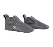 Lodger Slofjes Maat 17 Donkergrijs Stepper Leer Suede Buitenzool Eerste Loopschoentjes Perfecte Pasvorm Stevig 6-12M