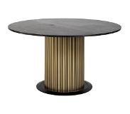 Richmond Eettafel Ironville Ø140 (Black/gold) (Groen, 140.0x140.0x76.0cm)