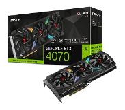 PNY GeForce RTX 4070 Gaming VERTO EPIC-X RGB 12GB GDDR6X OC XLR8 Triple Fan DLSS 3