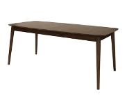 SoHome Uitschuifbare Eettafel Montreux walnoot, 180-220 x 90cm
