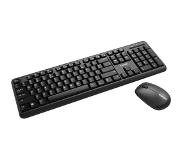 Canyon Set -W20 Wireless Multimedia Combo - Toetsenbord en muis - Draadloos - Windows/Mac Compatible - Silent Toetsen - 10m werkafstand - 1200 dpi - 3 muisknoppen - Zwart