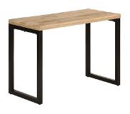 vidaXL Eettafel 110x50x76 cm massief mangohout