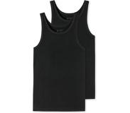 Schiesser Ondershirt Schiesser Men 176038 Black (set van 2)-XXXL