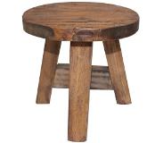vidaXL Kruk massief gerecycled hout