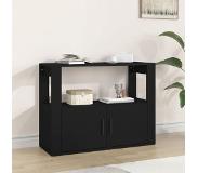 vidaXL Dressoir 80x30x60 cm bewerkt hout zwart