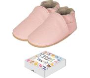 SOMIC Babyschoenen Jongens Leer - Baby Schoenen Meisjes Zachte Zool - Babyschoentjes Meisje Flexibele Zool - Antislip Eerste Loopschoentjes -Zachte Leren - maat XL – 18-24 maanden - 14 cm - Roze