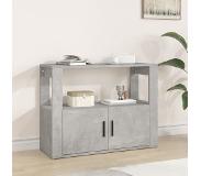 vidaXL Dressoir 80x30x60 cm bewerkt hout betongrijs
