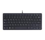 R-Go Tools R-Go Compact Toetsenbord QWERTY(US) Zwart Bedraad