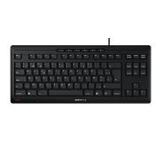 Cherry STREAM KEYBOARD TKL toetsenbord USB AZERTY Belgisch Zwart