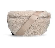 Manfield Beige teddy bumbag | Maat Onesize