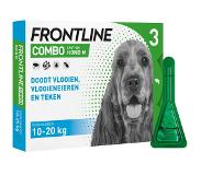Frontline Combo Spot On Anti Vlooien En Teken Druppels Hond M 3 Pipetten
