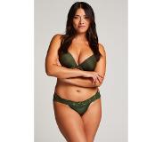 Hunkemoller Extra lage v-string Elliena Groen Dames | Maat: XS