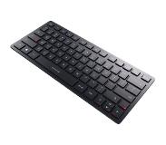 Cherry KW 9200 MINI, 75%, USB + RF Wireless + Bluetooth, Schaar-toetsschakelaar, QWERTY, Zwart