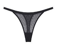Triumph Signature Sheer String Dames Onderbroek - Zwart - Maat 36
