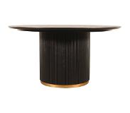 Ptmd collection PTMD Xelle Brown dining table (150x150x77cm)