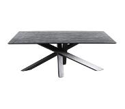 Ptmd collection PTMD Alore black black diningtable rectangle 280 cm (280x110x77cm)