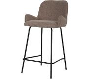 Ptmd collection PTMD Leander Beige bar stool