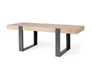 Parisot Eettafel - Rechthoekig - Spaanplaat - Industrieel - Loft - B 223,9 x D 93 x H 78,6 cm