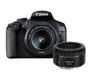 Canon Spiegelreflex EOS 2000D + 18-55 IS + 50 1.8S