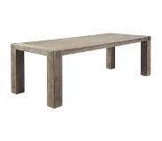 Pronto Wonen Eettafel Bassano L190xB95 acaciahout rough warm grey