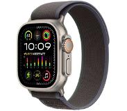 Apple Watch Ultra 2 4G 49mm Trail Band Zwart/Blauw S/M