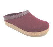 Haflinger Grizzly Torben - Pantoffel Dames - Pantoffel Heren - Bordeaux - Maat 39