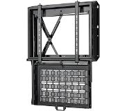 B-Tech Flat Screen Wall Mount With Pull-down AV Storage Tray (VESA 600 x 400)