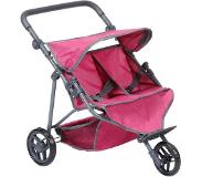 Knorrtoys Zwillingspuppenwagen Duo berry