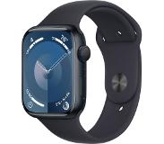 Apple Watch Series 9 45mm Midnight Aluminium Sportband S/M