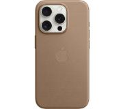 Apple iPhone 15 Pro FineWoven Back Cover met MagSafe Taupe