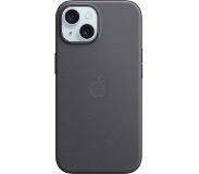 Apple iPhone 15 FineWoven Back Cover met MagSafe Zwart