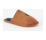 Ralph Lauren Klarence pantoffel met logoborduring