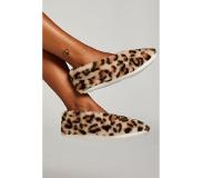 Hunkemoller Cosy ballerina Leopard Beige Dames | Maat: 38/39