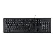 A4Tech KR-92 toetsenbord USB QWERTY Engels Zwart