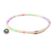 Trixie Leuchthalsband Flash Leuchtring USB, Mehrfarbig