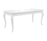 vidaXL Eettafel 179x89x81 cm hoogglans wit