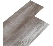 vidaXL Vloerplanken niet-zelfklevend 5,26 m² 2 mm PVC mat houtbruin
