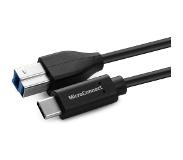 Microconnect USB-C to USB3.0 B Cable, 3m