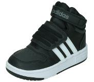 Adidas Hoops Mid 3.0 AC Zwarte Sneakers Hoogwaardig imitatieleer 22