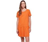 Urban Classics Valance Short Sleeve Short Dress Oranje XL Vrouw