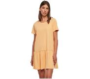 Urban Classics Valance Short Sleeve Short Dress Oranje S Vrouw